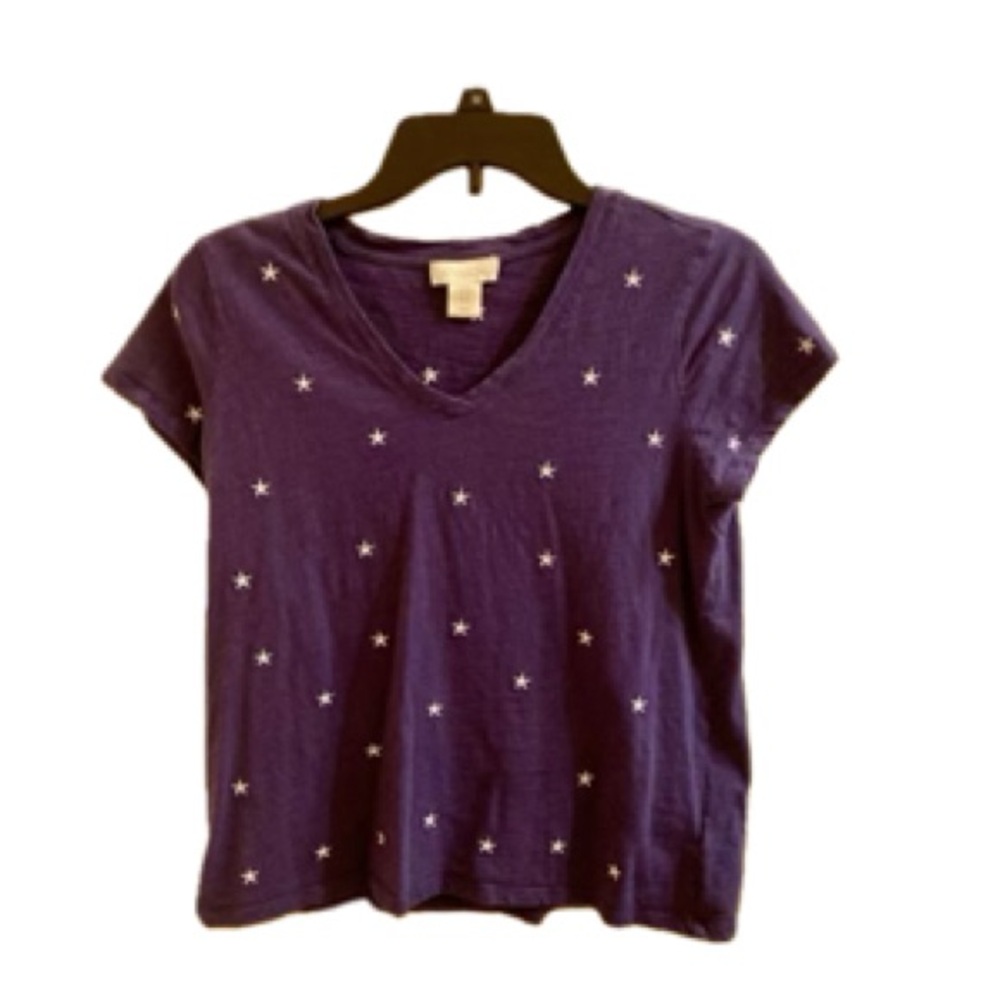 Cynthia Rowley Women's Blue Star Print Top - Picture 2 of 6